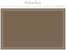 Tablet Screenshot of peratile.com